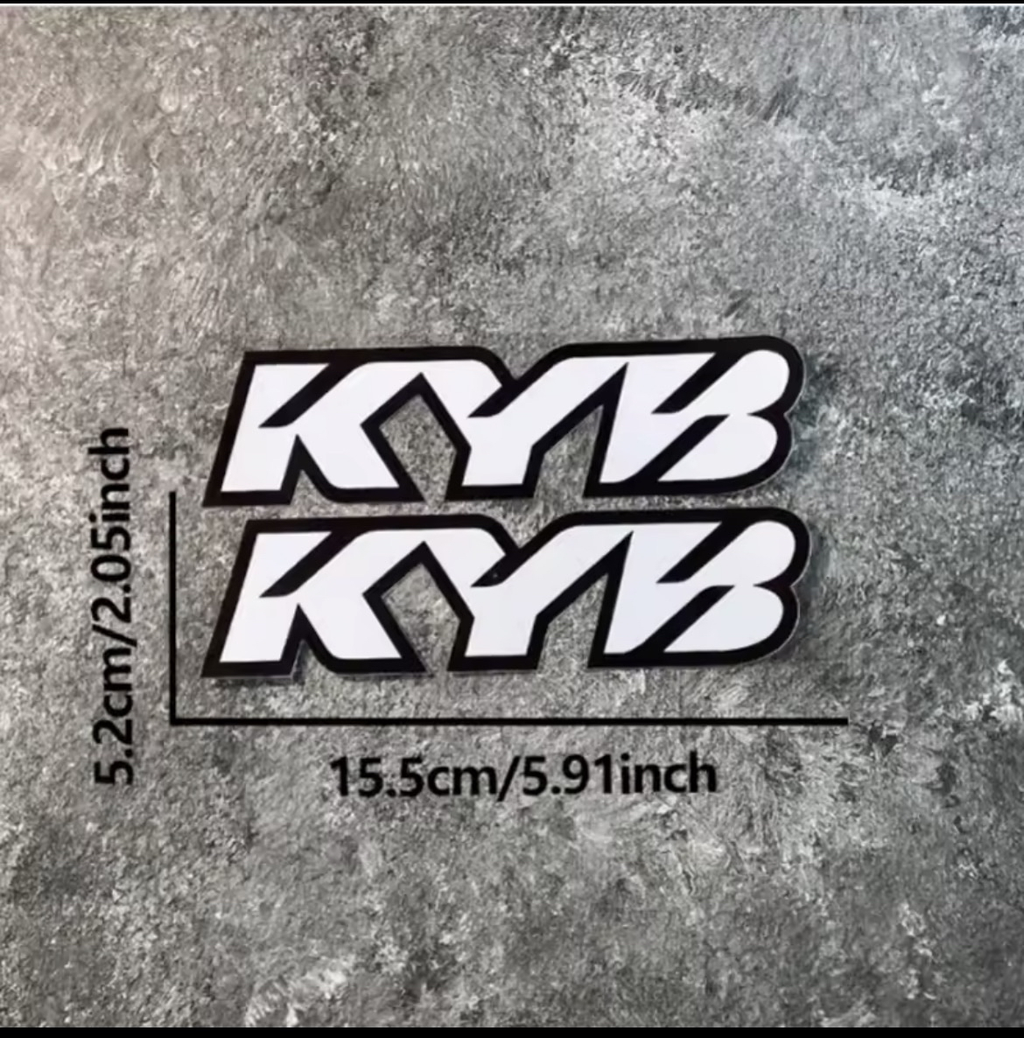 Kyb Suspension Stickers