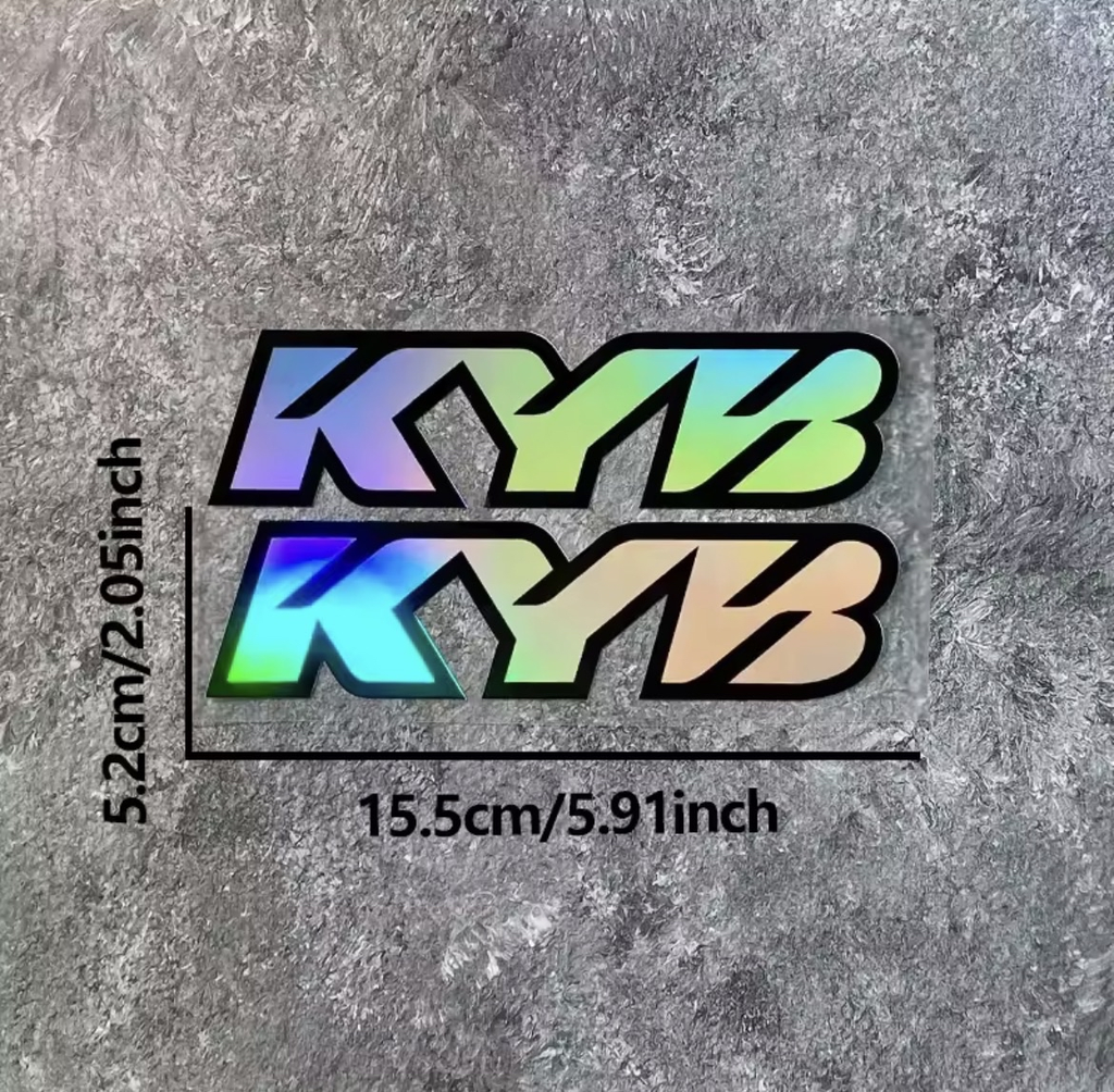 Kyb Suspension Stickers